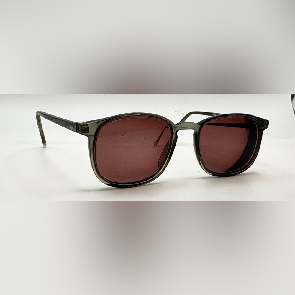 Modern Chris Gray Translucent Oval Sunglasses Frames Only